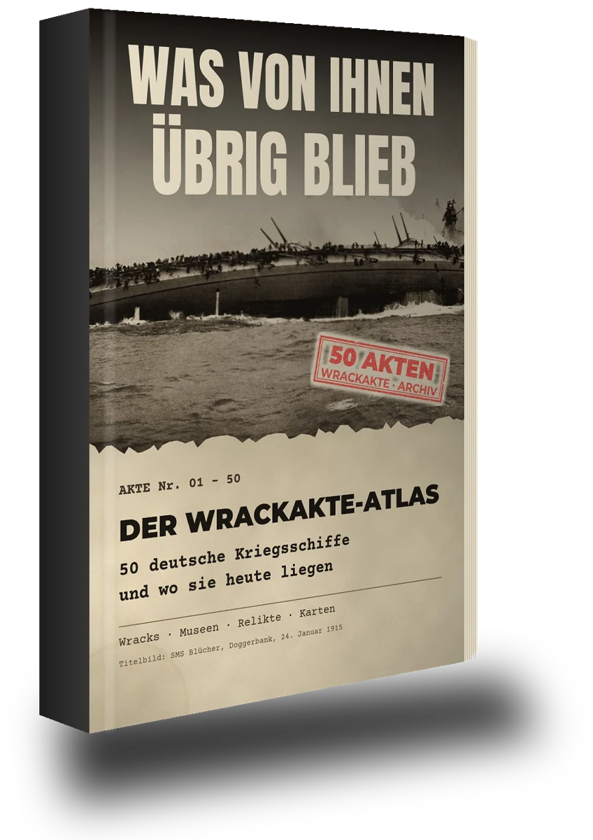 Cover des E-Books „Was von ihnen übrig blieb – Der Wrackakte-Atlas“
